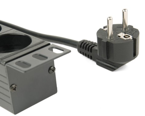 GEMBIRD GEMBIRD LISTWA ZASILAJĄCA RACK 19" PDU EG-PDU-014 1U, 16A, 8X SCHUKO, KABEL 3M