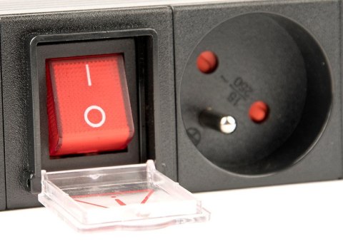 GEMBIRD GEMBIRD LISTWA ZASILAJĄCA RACK 19" PDU EG-PDU-014-FC14 1U, 16A, 8X FRANCUSKIE GNIAZDO, WTYK C14, KABEL 3M