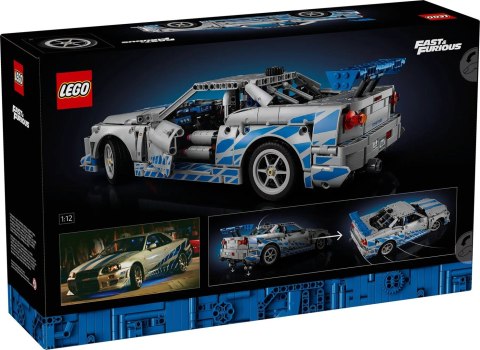Lego LEGO Technic 42210 Samochód Nissan Skyline GT-R (R34) z filmu Za szybcy, za wściekli (WYPRZEDAŻ)