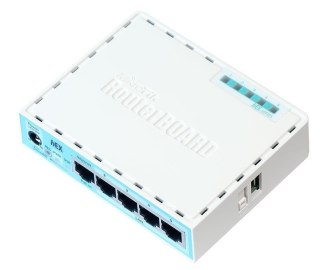 MikroTik Router Mikrotik hEX (RB750Gr3) Total Ethernet  Ports:5; Architecture:MMIPS; CPU core:2 (WYPRZEDAŻ)