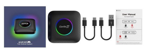 CARLINKIT Adapter CARLINKIT TBOX Ambient 8GB+128GB Android 13- 8G/128G Carplay I Android Auto czarny