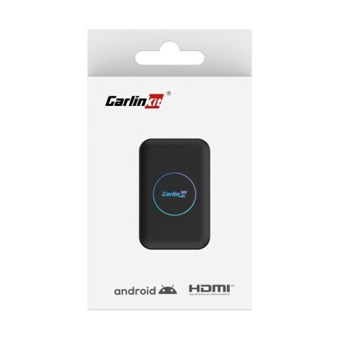 CARLINKIT Carlinkit Adapter bezprzewodowy Lite S HDMI 4GB+32GB Android Auto/Carplay dla radioodtwarzaczy samochodowych czarny