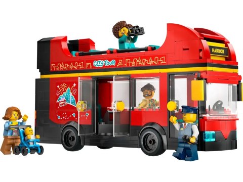Lego LEGO City 60407 Czerwony, piętrowy autokar