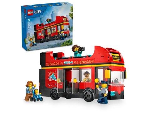 Lego LEGO City 60407 Czerwony, piętrowy autokar