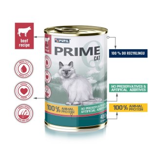 PUPIL PUPIL Prime bogata w wołowinę z wątróbką 400 g