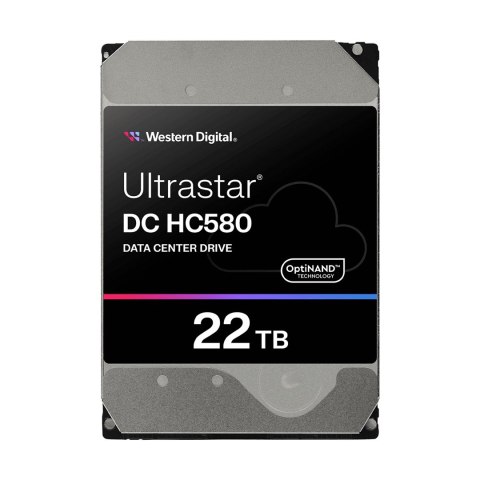 Western Digital Dysk serwerowy HDD Western Digital Ultrastar DC HC580 WUH722422ALE6L4 (22 TB; 3.5"; SATA) (WYPRZEDAŻ)