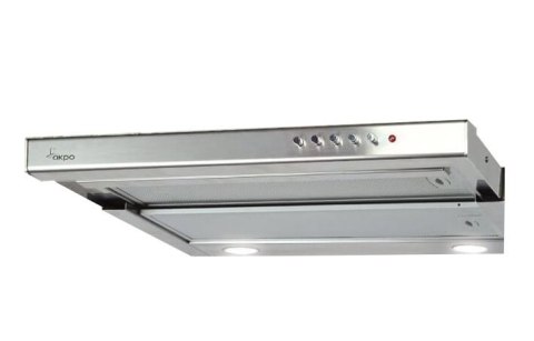 AKPO Okap podszafkowy teleskopowy AKPO WK-7 LIGHT 50 INOX (500mm; front stal nierdzewna) (WYPRZEDAŻ)