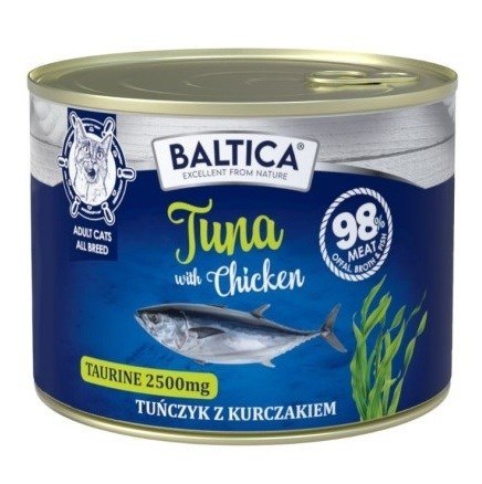 BALTICA BALTICA EXCELLENT Karma mokra kot Tuna with Chicken (Tuńczyk z kurczakiem) 185g