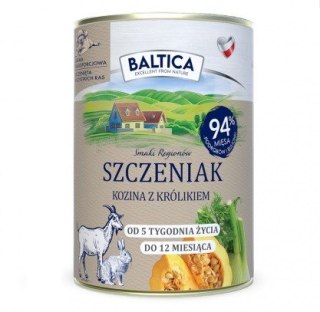 BALTICA BALTICA SMAKI REGIONÓW Szczeniak Kozina z królikiem 400g