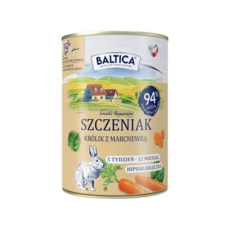 BALTICA BALTICA SMAKI REGIONÓW Szczeniak Królik z marchewką 400g