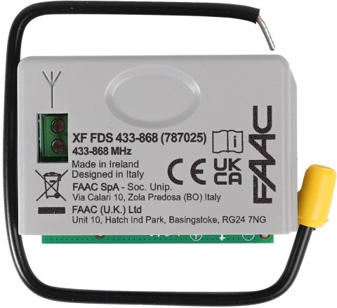 FAAC Zestaw Cyclo C721 FDS - FAAC 24V do 800kg bram przesuwnych