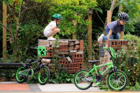 HUFFY Huffy Rower Minecraft 16" Zielony 21404W (WYPRZEDAŻ)