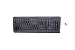 Hewlett-Packard Klawiatura HP 220 Wireless Keyboard bezprzewodowa czarna 805T2AA