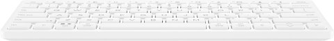 Hewlett-Packard Klawiatura HP 350 Compact Multi-Device Bluetooth Keyboard bezprzewodowa biała 692T0AA