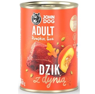 JOHN DOG John Dog PUMPKIN Adult dzik z dynią 400g
