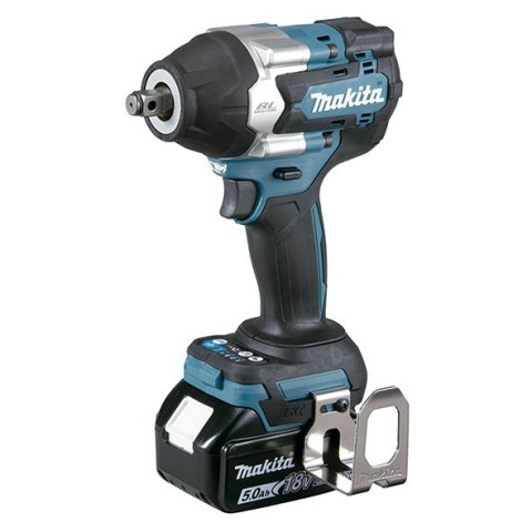 MAKITA Klucz udarowy akumulatorowy MAKITA DTW700RTJ wkrętak 1/2" 2x LXT 18V 5,0Ah Czarny, Niebieski