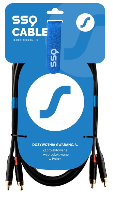 SOUND STATION QUALITY (SSQ) SSQ RCARCA2 - kabel 2xRCA- 2xRCA 2 metrowy