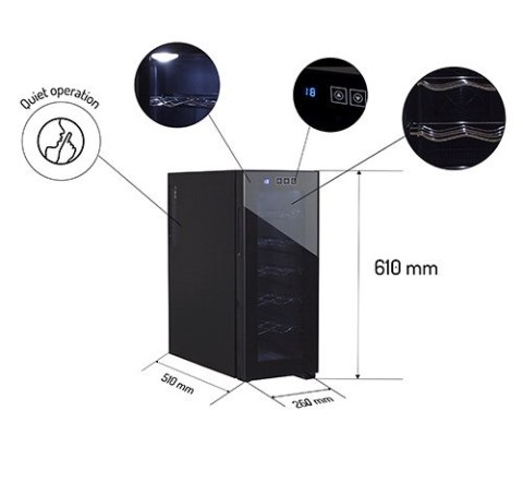 Adler Lodówka na wino ADLER AD 8083