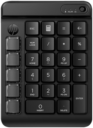 Hewlett-Packard Klawiatura numeryczna HP 430 Bluetooth Programmable Wireless Mechanical Keypad bezprzewodowa czarna 7N7C2AA