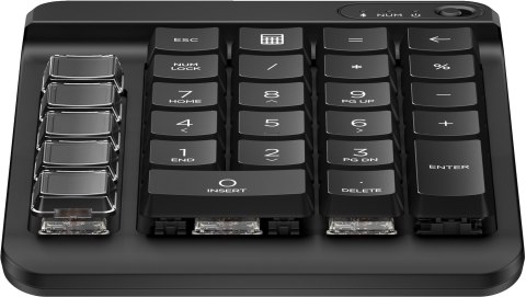 Hewlett-Packard Klawiatura numeryczna HP 430 Bluetooth Programmable Wireless Mechanical Keypad bezprzewodowa czarna 7N7C2AA