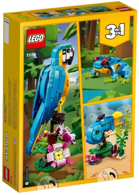 Lego LEGO Creator 31136 Egzotyczna papuga