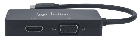 Manhattan MANHATTAN ADAPTER MULTIPORT USB-C 3.1 NA HDMI/DVI/VGA M/F