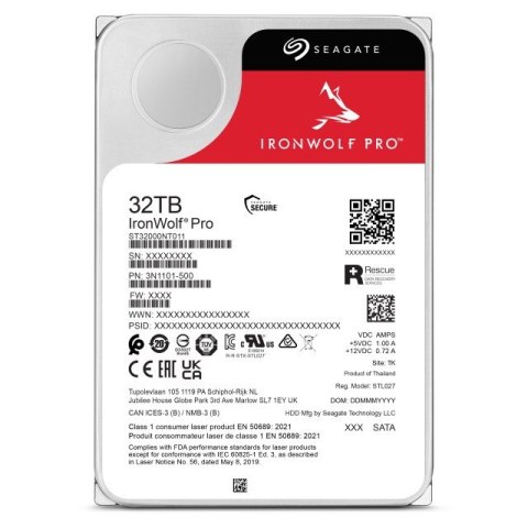 Seagate HDD Seagate IronWolf Pro 32TB SATA ST32000NT000