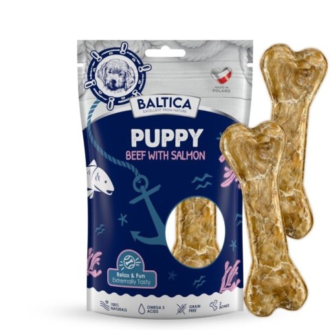 BALTICA BALTICA EXCELLENT Bone Snack Puppy Beff & Salmon 2szt
