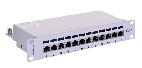 Lanberg Patch panel Lanberg PPF6-9012-S (1U; 10"; kat. 6; FTP; 12xRJ-45)