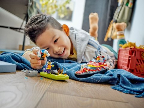 Lego LEGO City 60373 Łódź strażacka