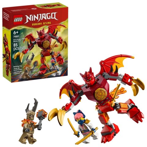 Lego LEGO NINJAGO 71851 Kai's Dragon Mech Battle Pack