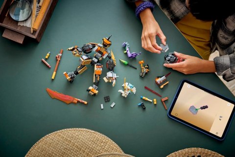 Lego LEGO NINJAGO 71854 Cole's Mission Mech and Dragon Zane