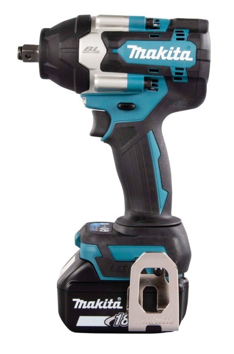MAKITA Klucz udarowy akumulatorowy MAKITA DTW700RTJ wkrętak 1/2" 2x LXT 18V 5,0Ah Czarny, Niebieski
