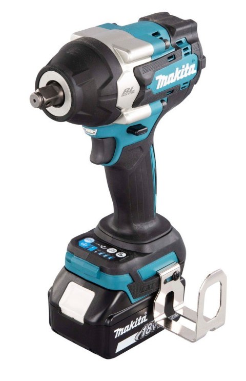 MAKITA Klucz udarowy akumulatorowy MAKITA DTW700RTJ wkrętak 1/2" 2x LXT 18V 5,0Ah Czarny, Niebieski