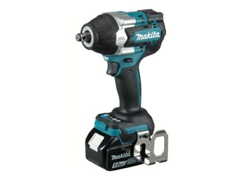 MAKITA Klucz udarowy akumulatorowy MAKITA DTW700RTJ wkrętak 1/2" 2x LXT 18V 5,0Ah Czarny, Niebieski