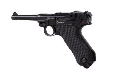 RANGER Wiatrówka pistolet RANGER P08 Parabellum KWC kal. 4,5 BBs BLOW BACK 21 strz. FULL METAL CO2 (AAKCMB410AZB)