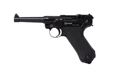 RANGER Wiatrówka pistolet RANGER P08 Parabellum KWC kal. 4,5 BBs BLOW BACK 21 strz. FULL METAL CO2 (AAKCMB410AZB)
