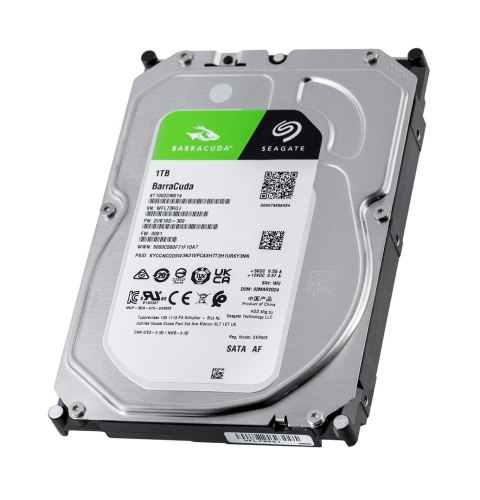 Seagate Dysk twardy HDD Seagate BarraCuda 1TB 3,5" SATA ST1000DM014