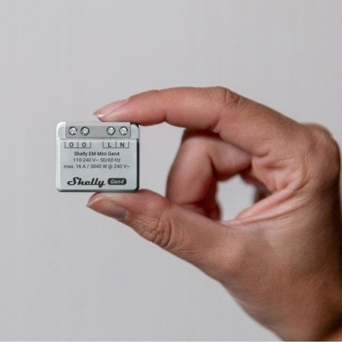 Shelly Inteligentny sterownik do pomiaru zużycia energii WiFi Shelly EM Mini Gen4