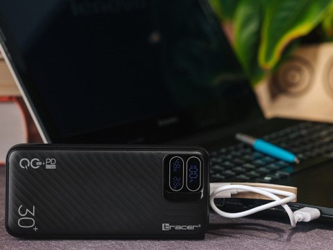 Tracer TRACER POWERBANK BLAZE 30000MAH 65W CZARNY