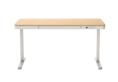 Activejet Activejet Biurko z elektryczną regulacją wysokości ET119W-C biały/dąb. Wymiar blatu 140 x 70 cm.