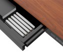 Activejet Activejet Biurko z elektryczną regulacją wysokości ET119W-C czarny/orzech. Wymiar blatu 140 x 70 cm.