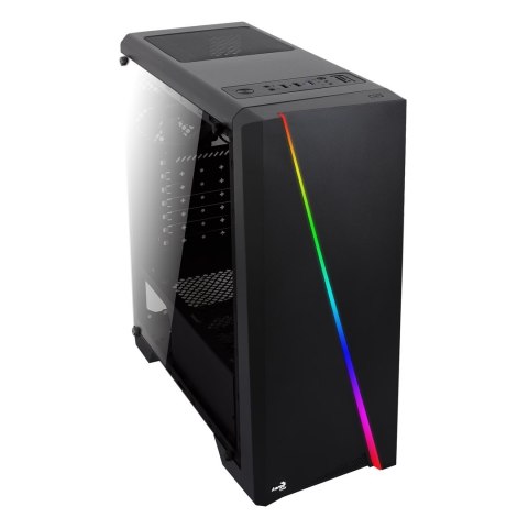 Aerocool Obudowa Aerocool PGS CYLON AEROPGSCYLON-BK (ATX, Micro ATX, Mini ITX; kolor czarny) (WYPRZEDAŻ)