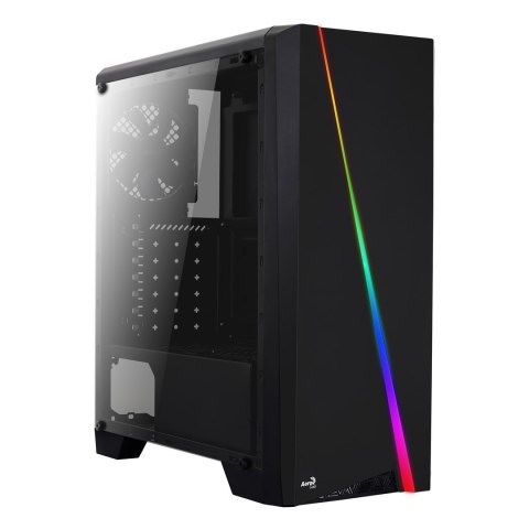 Aerocool Obudowa Aerocool PGS CYLON AEROPGSCYLON-BK (ATX, Micro ATX, Mini ITX; kolor czarny) (WYPRZEDAŻ)