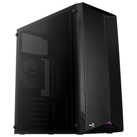 Aerocool Obudowa Aerocool PGS SPLIT A AEROPGSSPLIT-A-BKRGB (ATX, Micro ATX, Mini ITX; kolor czarny) (WYPRZEDAŻ)