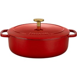 BALLARINI Garnek żeliwny owalny Ballarini Bellamonte - Czerwony, 2.2 ltr