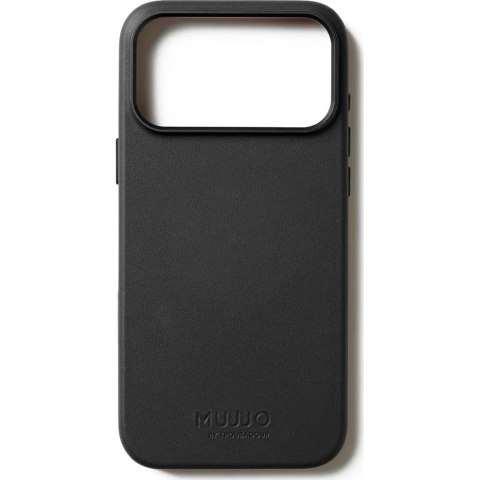 MUJJO Etui skórzane do iPhone 17 Pro Max Black Mujjo