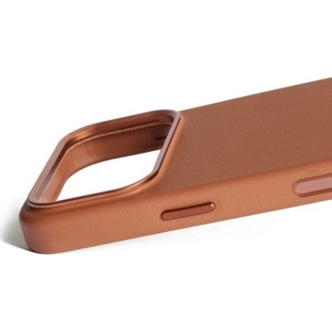MUJJO Etui skórzane do iPhone 17 Pro Tan Mujjo