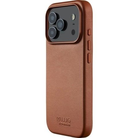 MUJJO Etui skórzane do iPhone 17 Pro Tan Mujjo