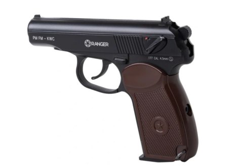RANGER Wiatrówka pistolet RANGER PM FM KWC kal. 4,5 BBs 18 strz. FULL METAL CO2 (AAKCMD441AZB)